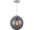 Подвес HIPER 1хЕ27х60Вт SMOKY/CHROME H098-0 1