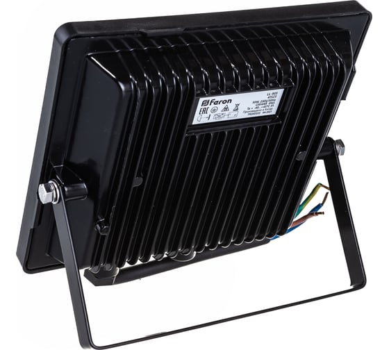 Светодиодный многоматричный прожектор FERON LL-905, 50W, синий, IP65, чёрный, 41523