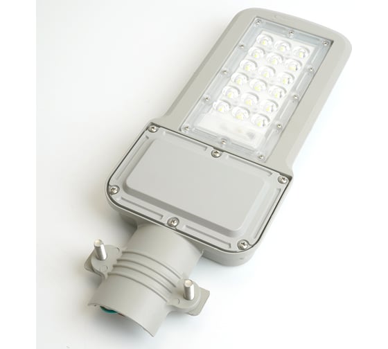 Уличный консольный светодиодный светильник FERON SP3040, 30W, 5000К, 3600Lm, IP65, серый, 41547
