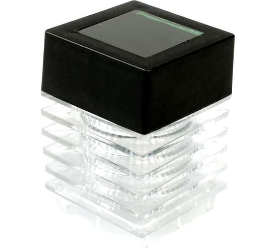 Садовый фонарь на солнечной батарее Luazon "Столбик", 39 х 6 х 6 см, 1 led, пластик 2996774