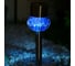 Садовый фонарь на солнечной батарее Luazon "Узор грани" 35 см, d 6 см, 1 led, металл, синий 5392332 5