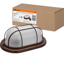 Светильник TDM ELECTRIC НПБ1202 венге овал с решеткой 100Вт IP54 SQ0303-0439