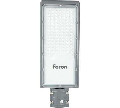 Уличный консольный светодиодный светильник FERON SP3034, 80W, 6400К, 10000Lm, IP65, черный, 41580