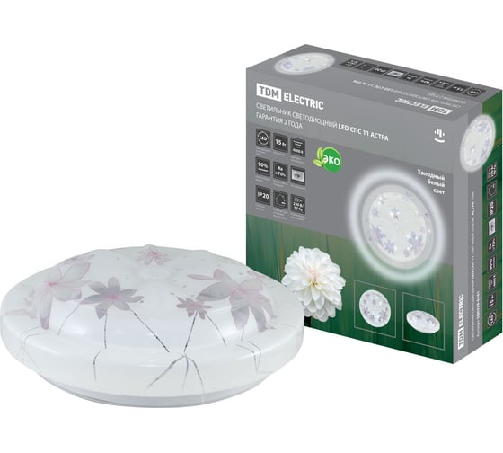 Светодиодный светильник TDM ELECTRIC LED СПС 11 15Вт 4000К D35см, Астра SQ0329-0161