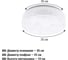 Светильник потолочный светодиодный LED СПС 10 15Вт 4000К D35см, Капучино TDM ELECTRIC SQ0329-0160 3