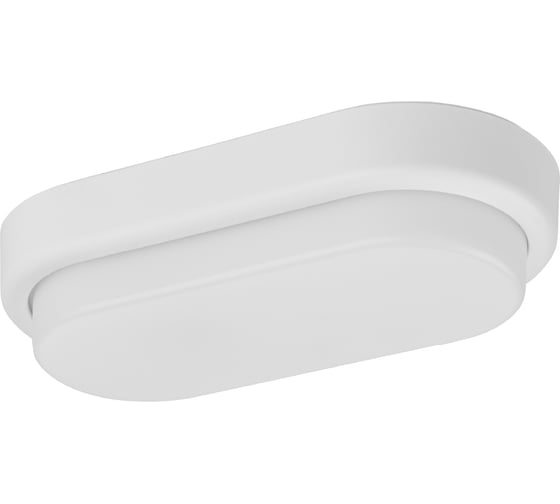 Светильник в ванную настенный светодиодный LED ДПП 3801 8Вт 6500К IP65 белый овал 155х78х57 мм TDM ELECTRIC SQ0329-0812