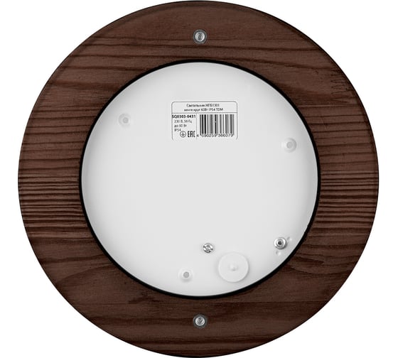 Светильник TDM ELECTRIC НПБ1301 венге круг 60Вт IP54 SQ0303-0431