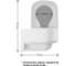 Светильник TDM ELECTRIC НПБ400-2П настенный, угловой белый, IP54, 60 Вт, основание-поликарбонат SQ0303-1503 3
