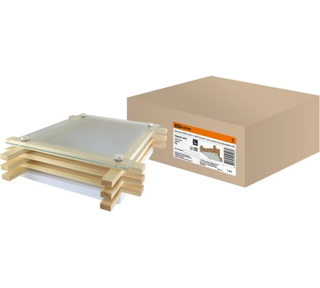 Светильник TDM НПБ 01-2х60-111 УХЛ4 "Бонсай-1" сосна 2х60Вт IP20 330х330х85 SQ0303-0401