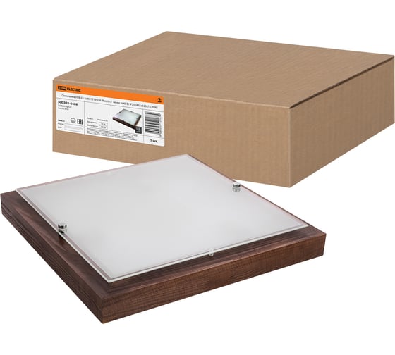 Светильник TDM ELECTRIC НПБ 02-3х40-121 УХЛ4 "Киото-2" венге 3х40 Вт IP20 435х435х75 SQ0303-0408 1