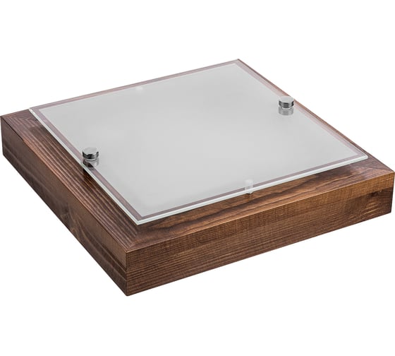 Светильник TDM ELECTRIC НПБ 02-2х40-121 УХЛ4 "Киото-1" венге 2х40 Вт IP20 270х270х75 SQ0303-0406