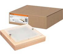 Светильник TDM НПБ 02-2х40-111 УХЛ4 "Киото-1" сосна 2х40 Вт IP20 270х270х75 SQ0303-0405