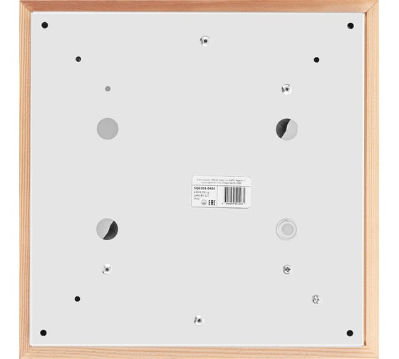 Светильник TDM НПБ 02-2х40-111 УХЛ4 "Киото-1" сосна 2х40 Вт IP20 270х270х75 SQ0303-0405