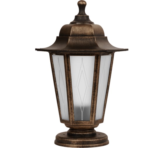 Светильник уличный шестигранник TDM ELECTRIC, напольный, пластик, рассеиватель пластик, медь SQ0330-0787