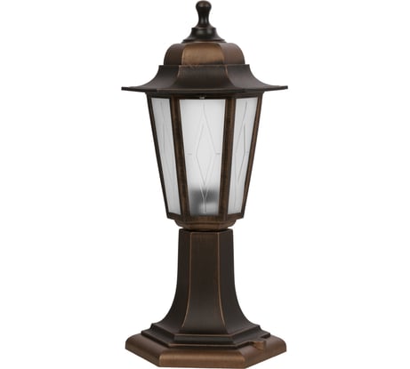 Светильник уличный шестигранник TDM ELECTRIC, стойка, пластик, рассеиватель пластик, медь SQ0330-0782