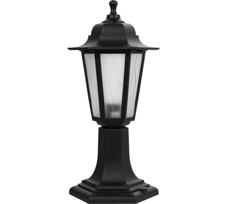 Светильник уличный шестигранник TDM ELECTRIC, стойка, пластик, рассеиватель пластик, черный SQ0330-0762