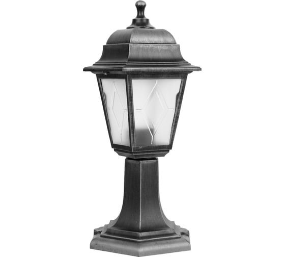 Светильник уличный четырехгранник TDM ELECTRIC, стойка, пластик, рассеиватель пластик, серебро SQ0330-0795