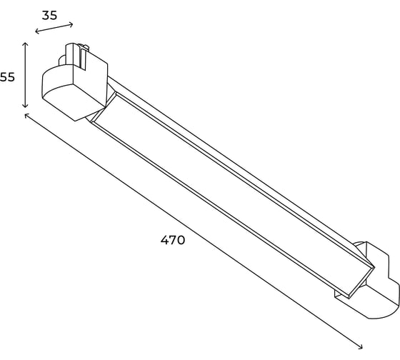 Трековый линейный светодиодный светильник Hesby Lighting Skylite HSBL_0140