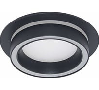 Светильник EKS GX53 TERRA круг черный, встраиваемый 0У-00004903