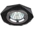 Светильник декоративный ЭРА DK5 СH/BK стекло многогранник MR16, 12V/220V, 50W, GU5,3 черный блеск/хром C0045761 1