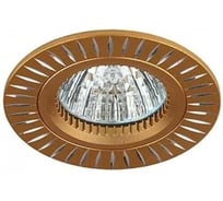 Светильник ЭРА KL31 AL/GD алюминиевый MR16, 12V/220V, 50W золото/серебро C0043815