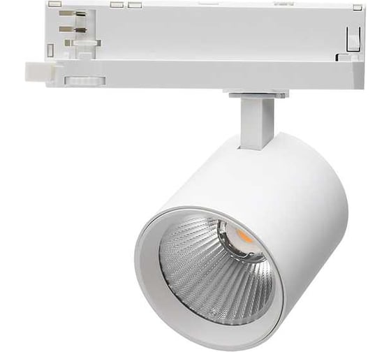 Светильник светодиодный трековый трехфазный Jazzway 3P PTR 7030 30Вт 4000K 36град. WH белый IP40 5062757 1
