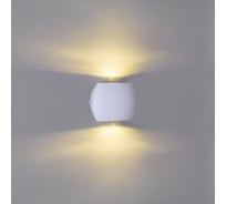 Уличный настенный светодиодный светильник ReLuce 86008-9.2-002TLB LED2*3W WT