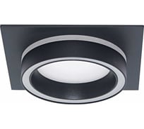 Светильник EKS GX53 TERRA квадрат черный, встраиваемый 0У-00004901