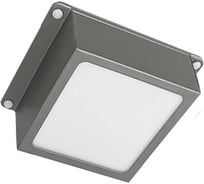 Светильник светодиодный Jazzway PPL 089/G OPAL 9Вт 6500K GREY IP40 89×89×40 панель встраиваемая для потолка Грильято Домино 5060210