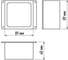 Светильник светодиодный Jazzway PPL 089/G OPAL 42Вт 6500K GREY IP40 комплект 6х(89x89x40мм) панель встраиваемая для потолка Грильято Домино 5060173 7