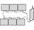 Светильник светодиодный Jazzway PPL 089/G OPAL 42Вт 6500K GREY IP40 комплект 6х(89x89x40мм) панель встраиваемая для потолка Грильято Домино 5060173 8