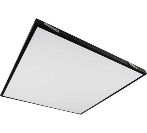 Светильник светодиодный Jazzway PPL 588/G OPAL 40Вт 6500K BLACK IP40 588×588×25 панель встраиваемая для потолка Грильято 5062047
