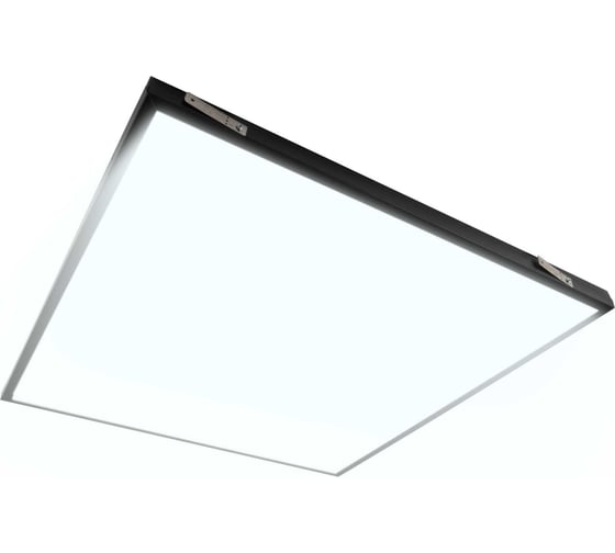 Светильник светодиодный Jazzway PPL 588/G OPAL 40Вт 6500K BLACK IP40 588×588×25 панель встраиваемая для потолка Грильято 5062047