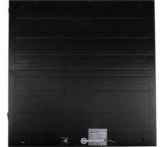 Светильник светодиодный Jazzway PPL 588/G OPAL 40Вт 6500K BLACK IP40 588×588×25 панель встраиваемая для потолка Грильято 5062047