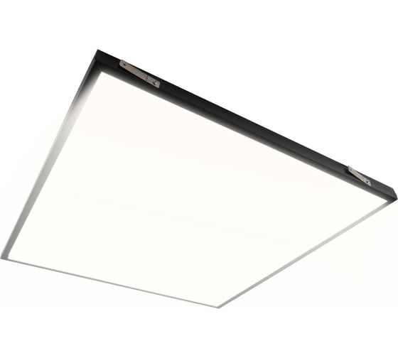 Светильник светодиодный Jazzway PPL 588/G OPAL 40Вт 4000K BLACK IP40 588×588×25 панель встраиваемая для потолка Грильято 5062023