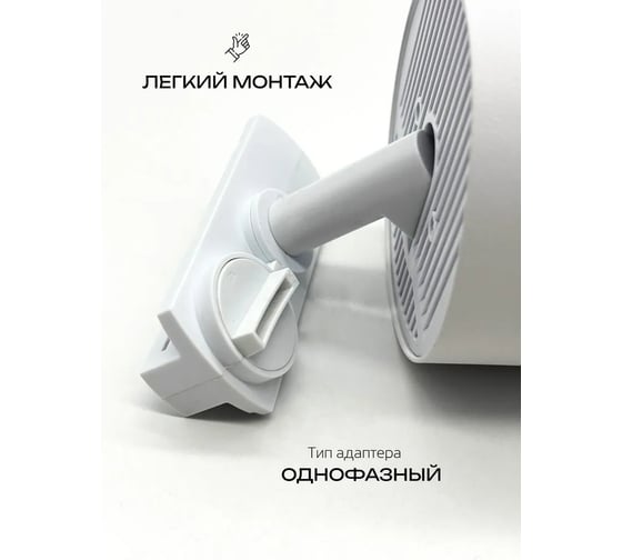Светильник трековый truEnergy однофазный, под лампу GX53, 80x50мм, металл, IP20, круг, белый 21133