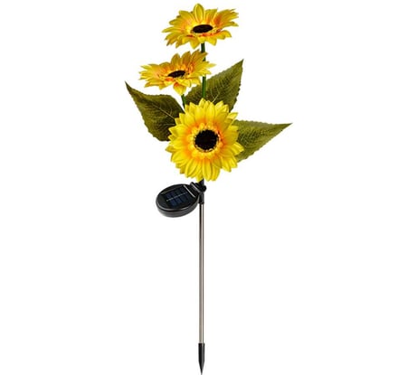 Светильник светодиодный садовый ФАZА SLR-S13 Подсолнухи 36 LED (желтый) на солнечной батарее с датчиком освещенности IP44 5057456
