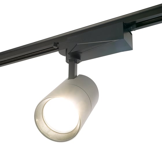 Светодиодный светильник FERON MarketBright AL103 трековый, однофазный, на шинопровод, 30W, 6400K, 35 градусов, серый 51852