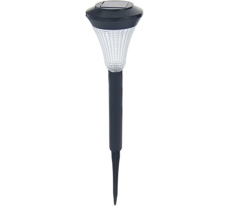 Садовый фонарь на солнечной батарее Luazon "Конус" 31,5 см, d 7 см, 1 led, пластик 1221871