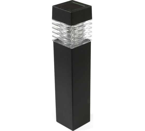 Садовый фонарь на солнечной батарее Luazon "Столбик", 39х6х6 см, 1 led, пластик, тепло-белый 2996775