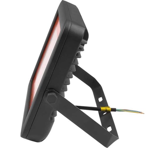 Светодиодный прожектор Jazzway PFL-S2 100Вт 6500К IP65 220–240В ДО с клапаном закаленное матовое стекло серый 2853325D