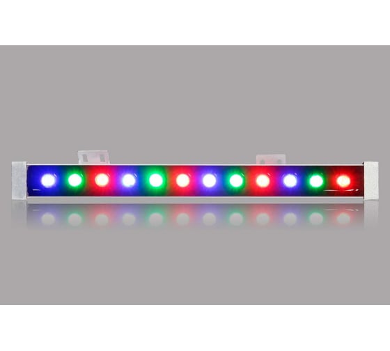 Линейный фасадный светильник Ledcraft RGB, асинхронный, 12 Ватт, IP65, 495x50x50 мм 1609000006