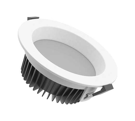 Светодиодный светильник VARTON DL-01 круглый встраиваемый 190x70 мм 16 Вт 4000 K IP54 RAL9010 белый матовый V1-R0-00083-10000-4401640 1
