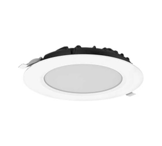 Светодиодный светильник VARTON DL-Slim круглый встраиваемый 221x38 мм 30 Вт 6500 K IP44 монтажный диаметр 195 мм V1-R0-00548-10000-4403065 1
