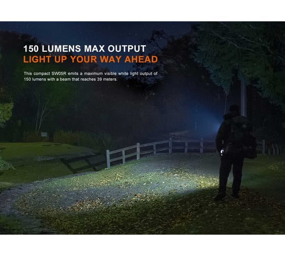 Фонарь Fenix SW05R-UV черный SW05RUVBK