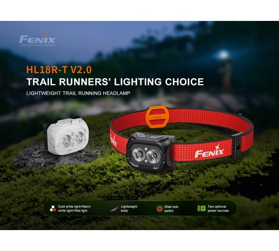 Фонарь Fenix HL18R-T V2.0 белый HL18RTV20WHT