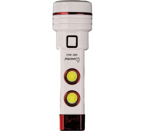 Фонарь аккумуляторный Smartbuy LED+2хCOB бок., 4 режима, 14500, MicroUSB, ABS, 12x3,5 см, SBF-862