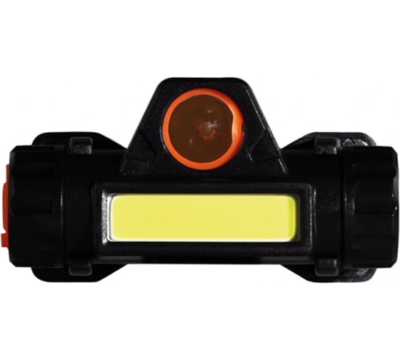 Фонарь налобный Smartbuy COB+LED 3030, налобный ремень, MicroUSB, ABS, SBF-HL050