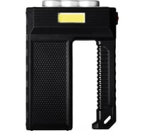 Фонарь прожектор Smartbuy 6 LED и рассеиватели, боковой COB, встроенный аккумулятор, MicroUSB, SBF-814