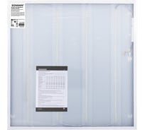 Светильник светодиодный SONNEN АРМСТРОНГ холодный свет 6500K, 595x595x19, 36Вт, прозрачный, 237856